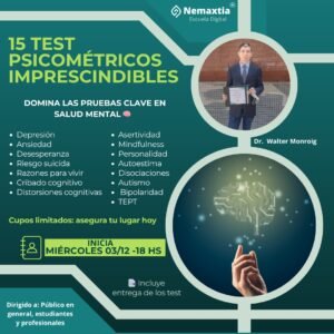 Curso: 15 Tests Psicométricos que Todo Profesional de la Salud Mental Debería Dominar